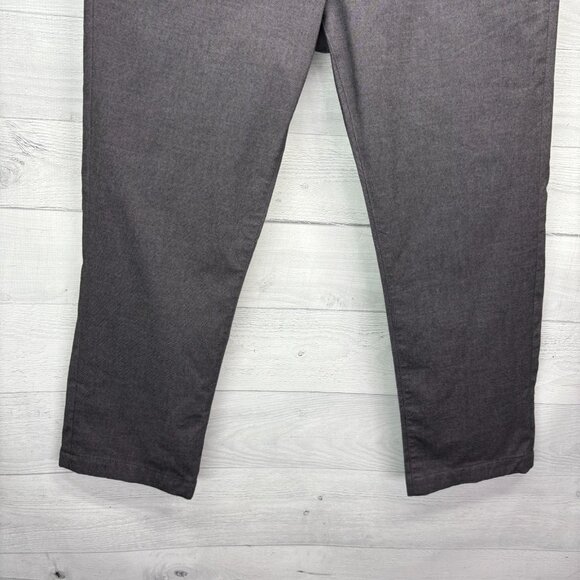 Ted Baker London Volvek Slim Fit Chino Pants Gray 38R Contrast Cuff Ankle - Picture 6 of 15
